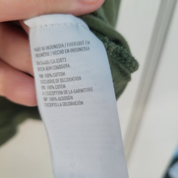 American Eagle Outfitters Legend T Top Shirt Green - Picture 6 of 7